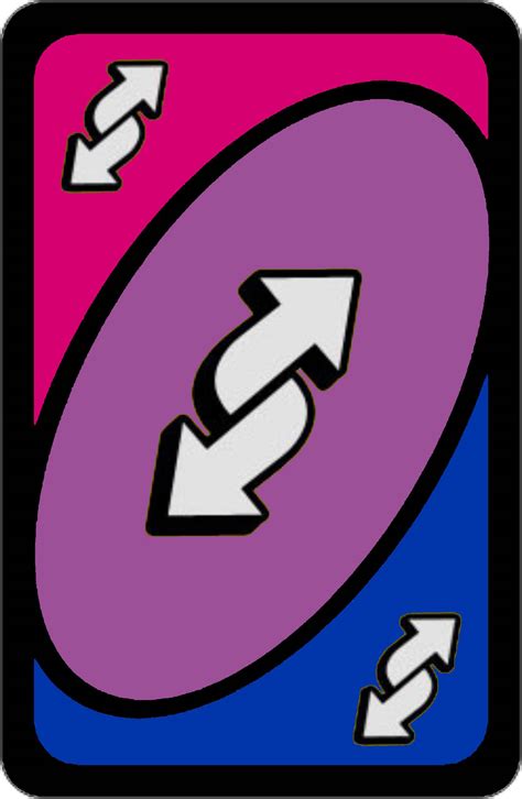 My own take on the bisexual uno reverse card : bisexual