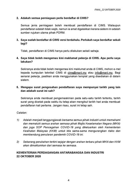 Perdagangan antarabangsa adalah pertukaran barangan dan perkhidmatan di antara negara. Soalan Lazim (FAQ) Berkaitan Perintah Kawalan Pergerakan ...
