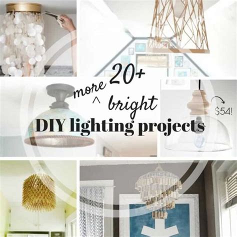 20 More Diy Lampshade Diy Light And Diy Lamp Ideas The Heathered Nest