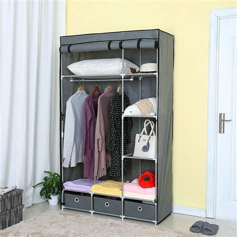 Heavy Duty Portable Closet Storage Organizer Clothes Shelf