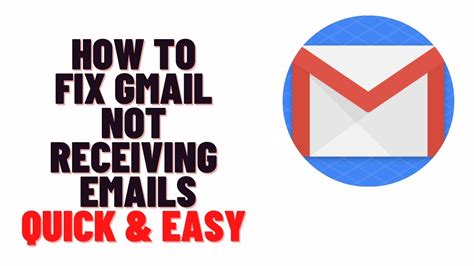 How To Fix Gmail Not Receiving Emailsfix Sync Errors With The Gmail