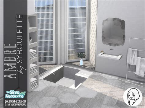 The Sims Resource Ambre Bathroom Set