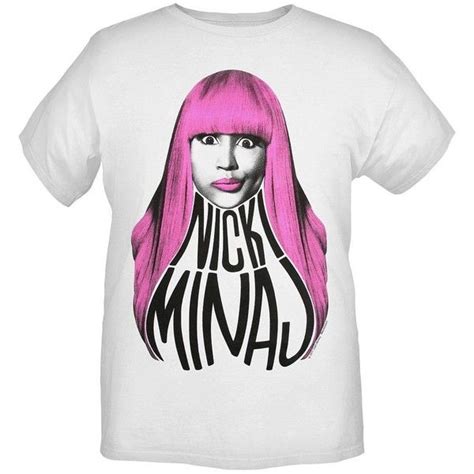 Hot Topic Nicki Minaj Pink Hair Slim Fit T Shirt 4xl 21 Liked On Polyvore Featuring Tops T