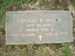 Pvt Orville D Mccoy Homenaje De Find A Grave