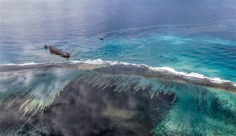 Photos Show The Damage Caused By The Massive Oil Spill In Mauritius