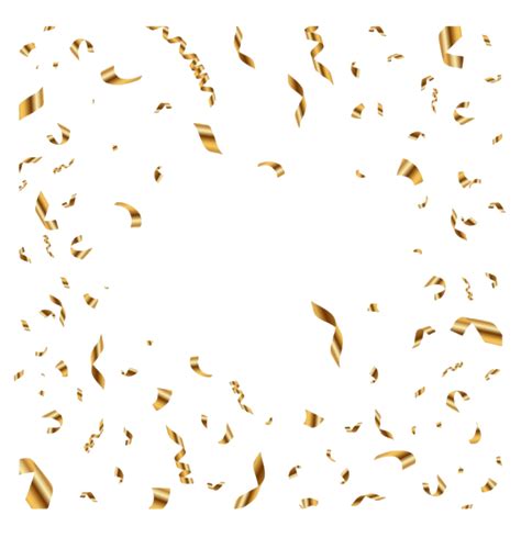 Gold Confetti Background Png Gold Png Image Gold Logo Background