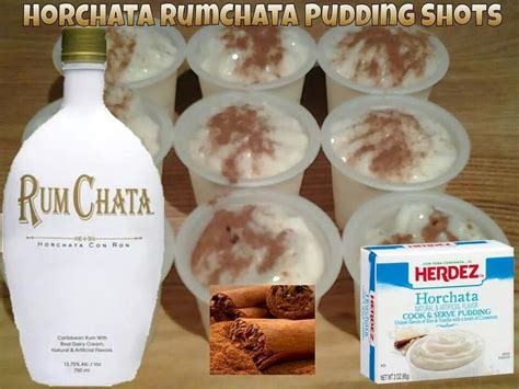 Rum mixed with cream, cinnamon, vanilla, and sugar (so kinda like a here's a few recipes ideas to get you started if you're curious. Rum Chata Pudding Shots! | Pudding shots, Rumchata pudding ...
