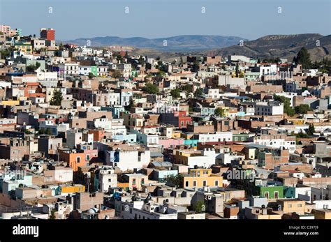 Elk187 1023 Mexico Estado De Zacatecas Zacatecas City From Above With