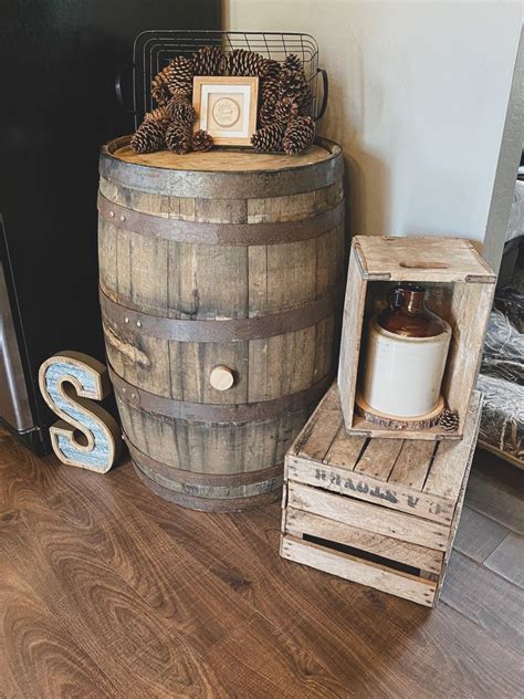 Wood Barrels For Decoration