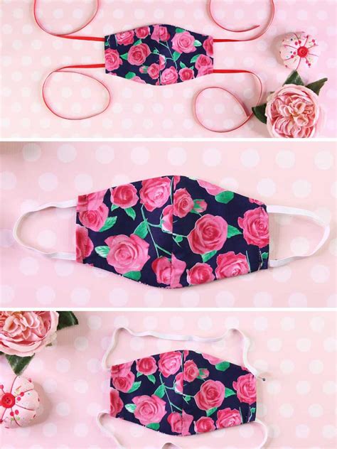 How to sew a face mask from fabric plus a free printable mask pattern. Masks Cloth Sewing Printable Patterns / Adult Face Mask ...