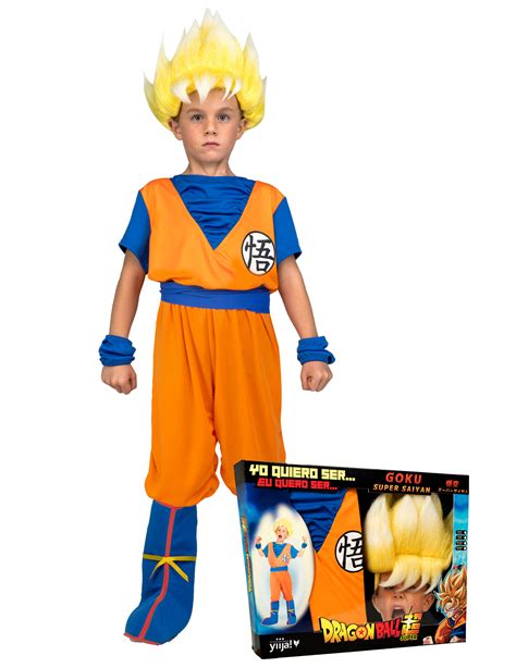 Coffret Déguisement Super Saiyan Goku Dragon Ball™ Enfant Achat De