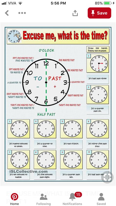 Parts Of A Clock Anchor Charts Artofit