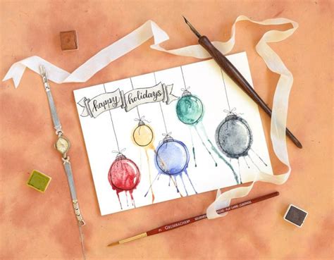 Comment faire de la peinture ardoise (et dans toutes les couleurs qu'on veut). Carte de Noël à fabriquer soi-même en 7 tutoriels créatifs ...