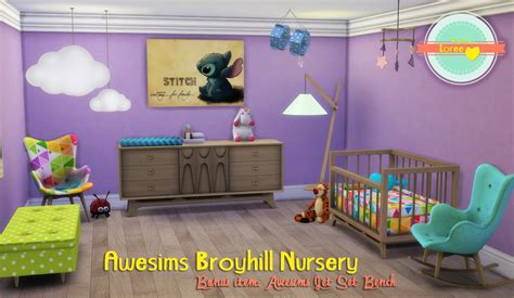 Awesims Broyhill Nursery Conversion By Loree Liquid Sims