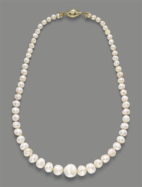 A Natural Pearl And Cultured Pearl Necklace Christies