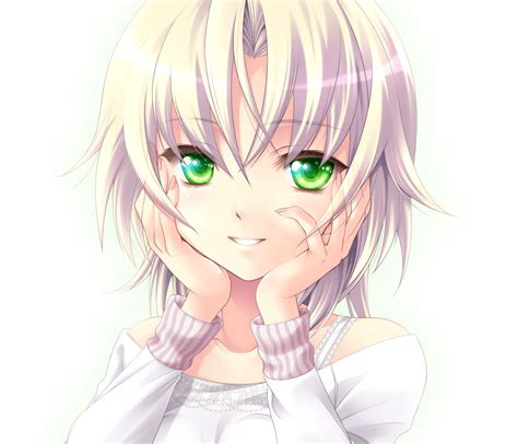 Anime Girl With White Hair So Pretty Anime