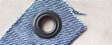 Eyelets are a unique fastener, which allows you to lace up a project. The underside of an inserted eyelet or grommet - how to ...