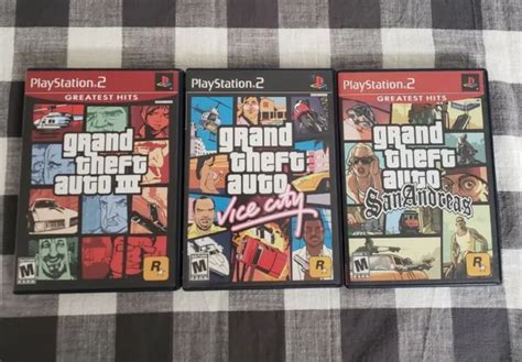 Grand Theft Auto The Trilogy Sony Playstation 2 2200 Picclick