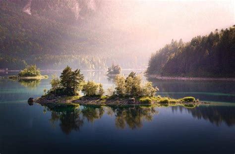 Nature Landscape Lake Forest Wallpapers Hd Desktop