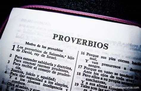 Características Del Libro De Proverbios Biblicomentarios