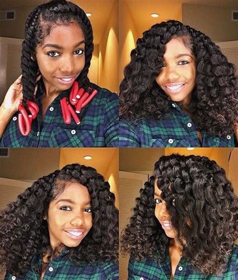 A good blow out is a great way to stretch your hair and can give your updos, braids or twist outs a completely different look and feel. Twist Hairstyles For Natural Hair