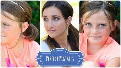 How To Create Perfect Pigtails Cute Girls Hairstyles