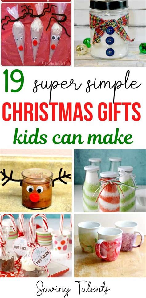 19 Easy Diy Christmas Ts That Kids Can Make Saving Talents