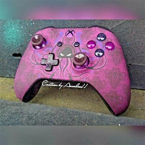 Xbox One S Model 1708 Wireless Controller Custom Purple Etsy Custom
