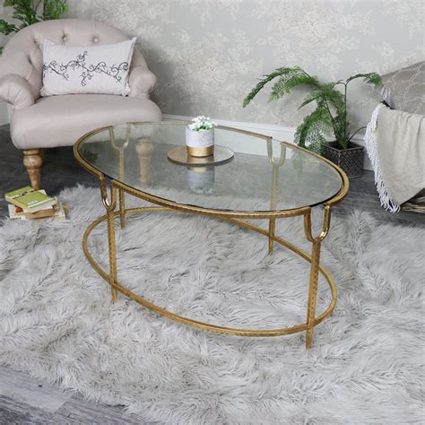 Gold And Glass Coffee Table Set These Gold Glass Coffee Table Are Offered In Various Shapes