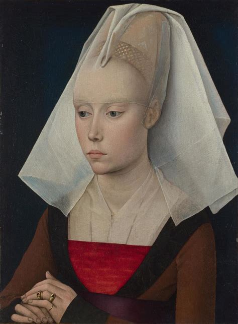 Workshop Of Rogier Van Der Weyden Portrait Of A Lady Ng1433
