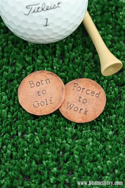 Personalized Golf Ball Markers Golfer Dad T By Distinctlyivy