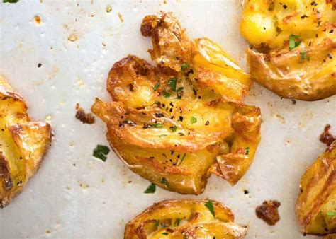 Ultra Crispy Smashed Potatoes
