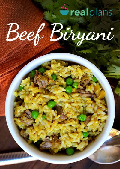 Step 3 in another pan or rice cooker, cook basmati rice with salt, three teaspoons of ghee, lemon juice and quantity of water. Beef Biryani - Real Plans