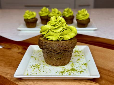 Chocolate Matcha Cupcake We Eat Live Do Well