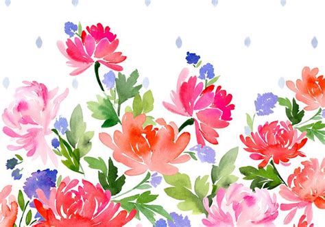 Floral arrangements come to life and inspire design at a.p. desktop wallpaper | Floral watercolor, Watercolor flowers, Flower art