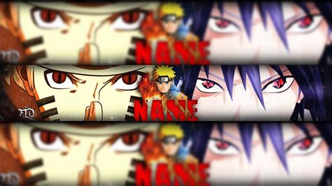 Naruto Shippuden Anime Banner Template 3 Youtube
