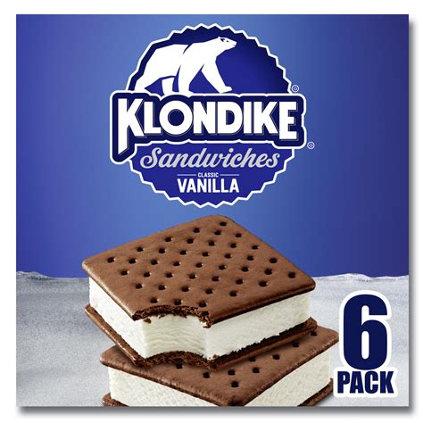 Klondike Ice Cream Sandwich Vanilla Oz Count Walmart Com Walmart Com