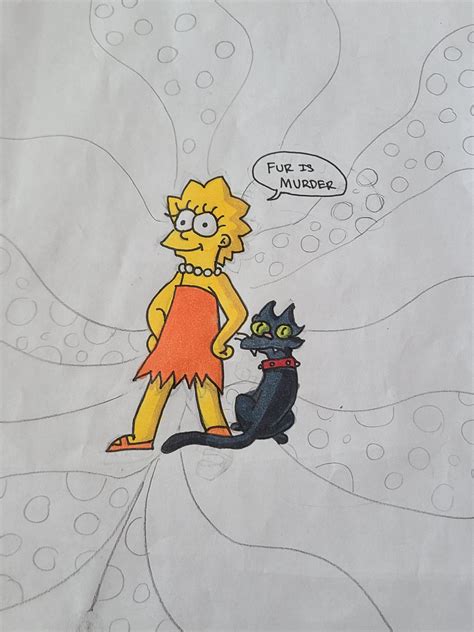 Lisa Simpson And Snowball Ii By Canad1anpengu1n On Deviantart