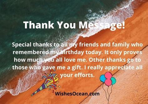 Thanks Quotes For Birthday Wishes To Friends 70 Thank You Messages