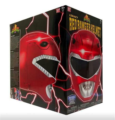 Legacy Mighty Morphin Red Ranger Helmet Packaging Pictures Tokunation