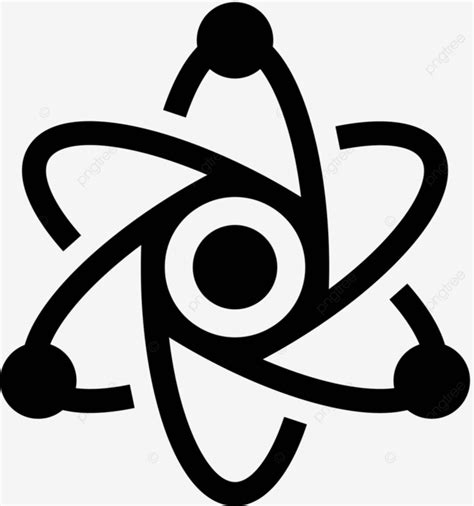 Physics Icon Symbol Atom Physics Vector Symbol Atom Physics Png And
