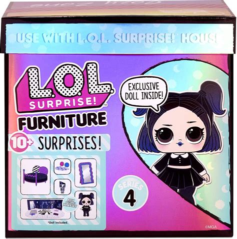 Lol Surprise Dolls Furniture Series 4 Cozy Zone Dusk Play Set Pack Mga