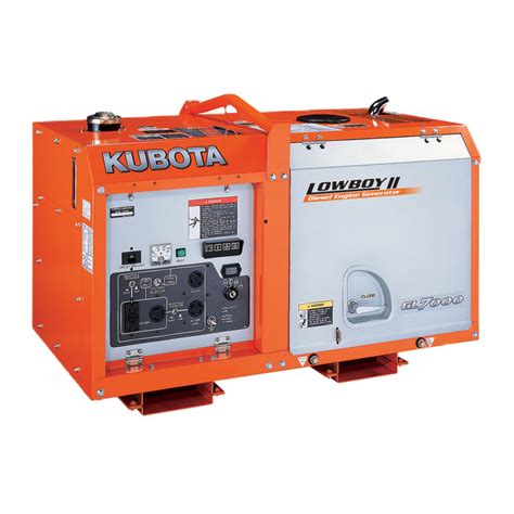 Kubota Gl14000 12000 Watt Lowboypro Series Industrial Diesel