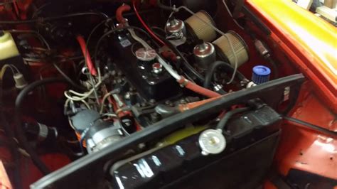 My 1974 12 Mgb 18 Litre Engine With New Oil Catch Can Installed Youtube