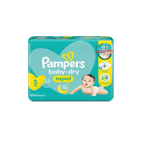 Pampers Baby Dry Taped Diapers Small 38s Shopee Philippines
