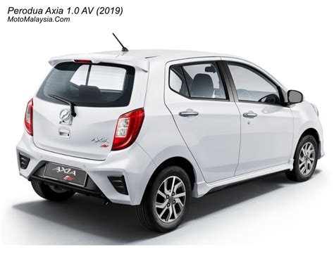 The perodua axia, which has been around in current facelifted form since early 2017, has been given another update, and the 2019 perodua axia is now open. Perodua Axia (2019) Price in Malaysia From RM23,367 ...