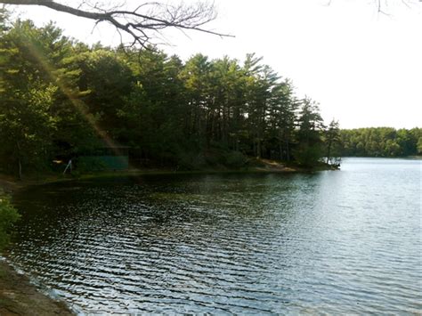Myles Standish State Forest Fearing Pond South Carver Ma Gps