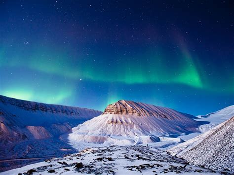Aurora Borealis Svalbard Beautiful Places Best Places In The World