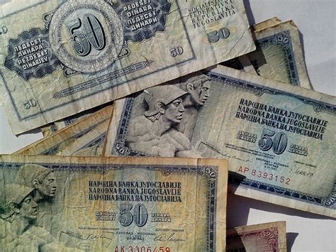 Free Picture National Bank Yugoslavia Banknotes Cash Currency