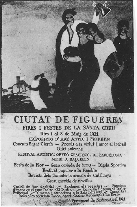 Poster Poster For The Fair Of The Holy Cross 1921 Fundació Gala